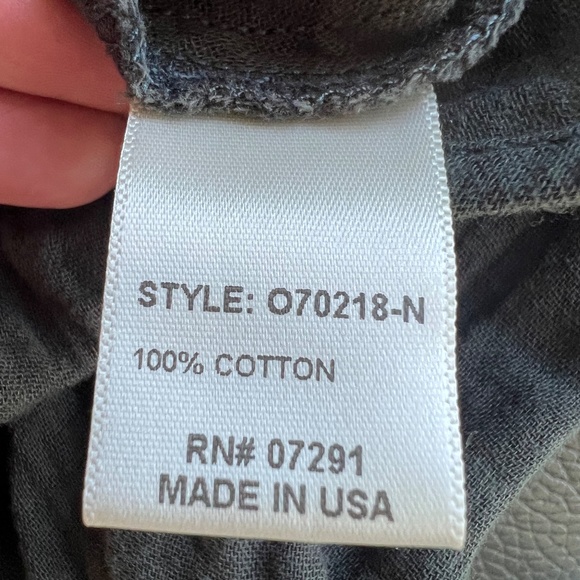 NWT Johnny Was Calme Cotton Gauze Drawstring Skirt - Olive Green - Picture 5 of 5